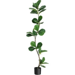 Tall Faux Olive Tree With Black Planter, Indoor Artificial Plant For Home Office & Living Room Decor, Realistic Maintenance-Free Greenery -Artificial Flowers Sale GUEST 1638f49d 69ca 4fc4 b4fe cb46c10ee482