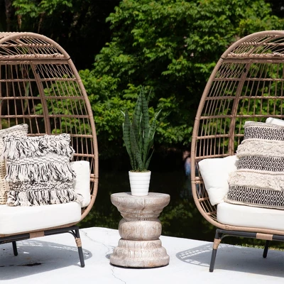 Nearly Natural 2-ft UV Resistant Artificial Sansevieria Snake Plant In White Decorative Planter (Indoor/Outdoor) 5 Nearly Natural 2-ft UV Resistant Artificial Sansevieria Snake Plant In White Decorative Planter (Indoor/Outdoor) - Image 3