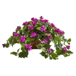 Nearly Natural Bougainvillea In Metal Planter, White 8 Nearly Natural Bougainvillea In Metal Planter, White -Artificial Flowers Sale GUEST 4a1151d0 2357 4a40 a63c 480724517ba2
