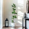 Whizmax Artificial Fiddle Leaf Fig Tree, Faux Trees With Fake Plants Fiddle Leaves Greenery With White Planter For Home Office Decor -Artificial Flowers Sale GUEST 4e2e8fc1 f41a 45e0 ba60 16f34a041502