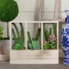 Northlight 11" Artificial Mixed Succulent Arrangement In A Wooden Planter Box -Artificial Flowers Sale GUEST 7a3d182c 3083 4ec7 904e 2400a91ac643
