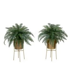 Nearly Natural 34-in Artificial River Fern Plant In Metal Planter With Stand DIY KIT (Set Of 2) 11 Nearly Natural 34-in Artificial River Fern Plant In Metal Planter With Stand DIY KIT (Set Of 2) -Artificial Flowers Sale GUEST 7ccdfe0c 059b 4b38 9c25 10a7937d57f7