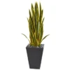 Nearly Natural 3.5-ft Artificial Sansevieria Snake Plant In Slate Planter -Artificial Flowers Sale GUEST 9bfe9673 cc11 48a4 b31d ff53a0ac4322