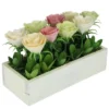 Northlight 9.5" White/Pink Artificial Flowers In Spring Planter -Artificial Flowers Sale GUEST a95ad0e5 c369 42bf 95dd e28bcb2691e2