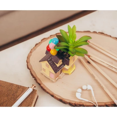 Silver Buffalo Disney And Pixar Up House 5-Inch Ceramic Mini Planter With Artificial Succulent 6 Silver Buffalo Disney And Pixar Up House 5-Inch Ceramic Mini Planter With Artificial Succulent - Image 4