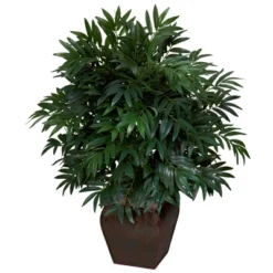 Nearly Natural Double Bamboo Palm With Decorative Planter Artificial Plant -Artificial Flowers Sale GUEST b4987597 6f4b 43c0 ac98 8f2e720aec24