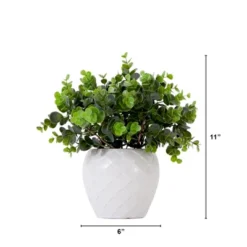 Nearly Natural 11-in Artificial Boxwood Plant With Decorative Planter 11 Nearly Natural 11-in Artificial Boxwood Plant With Decorative Planter -Artificial Flowers Sale GUEST b4f9dbd5 e5f0 4c43 8f49 70c17f47bdb7