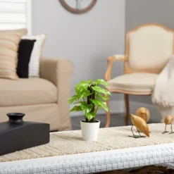 Nearly Natural 9-in Pothos Artificial Plant In White Planter (Real Touch) 7 Nearly Natural 9-in Pothos Artificial Plant In White Planter (Real Touch) -Artificial Flowers Sale GUEST b9a4419b 88ae 465d 8c34 3486da5f595d