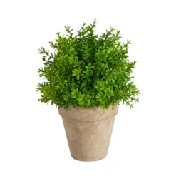 Nearly Natural 8-in Boxwood Artificial Plant In Decorative Planter 9 Nearly Natural 8-in Boxwood Artificial Plant In Decorative Planter -Artificial Flowers Sale GUEST bc5d115f 6098 4a9b 8909 4beadfc4c52e