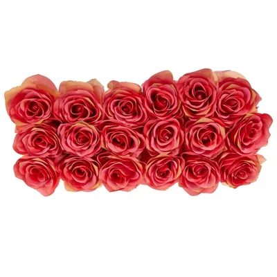 Nearly Natural 6-in Dozen Silk Roses In Ceramic Rectangular Planter 9 Nearly Natural 6-in Dozen Silk Roses In Ceramic Rectangular Planter - Image 7
