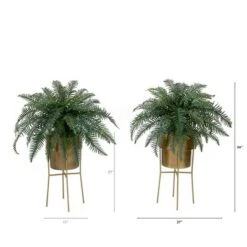 Nearly Natural 34-in Artificial River Fern Plant In Metal Planter With Stand DIY KIT (Set Of 2) 9 Nearly Natural 34-in Artificial River Fern Plant In Metal Planter With Stand DIY KIT (Set Of 2) -Artificial Flowers Sale GUEST c73a737e 5a5a 48ce 8983 f6661c1e2fe3