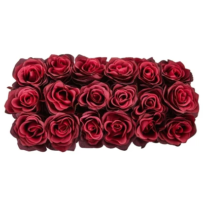 Nearly Natural 6-in Dozen Silk Roses In Ceramic Rectangular Planter 5 Nearly Natural 6-in Dozen Silk Roses In Ceramic Rectangular Planter - Image 3