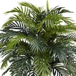 38" X 32" Artificial Areca With Decorative Planter - Nearly Natural