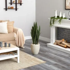 Nearly Natural 40-in Artificial Sansevieria Snake Plant In Sand Colored Planter 8 Nearly Natural 40-in Artificial Sansevieria Snake Plant In Sand Colored Planter -Artificial Flowers Sale GUEST e9ea2045 2118 4cca bac0 23b6c0c0497f