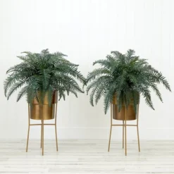 Nearly Natural 34-in Artificial River Fern Plant In Metal Planter With Stand DIY KIT (Set Of 2) 10 Nearly Natural 34-in Artificial River Fern Plant In Metal Planter With Stand DIY KIT (Set Of 2) -Artificial Flowers Sale GUEST f37bd14e e7dc 48e2 b07b 67139cd7b690