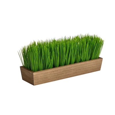 Nearly Natural 12-in Grass Artificial Plant In Decorative Planter 4 Nearly Natural 12-in Grass Artificial Plant In Decorative Planter - Image 2