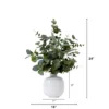 Nearly Natural 24-in Artificial Eucalyptus Leaves Arrangement With Ceramic Planter -Artificial Flowers Sale GUEST ffd96baf dcef 40cc 940d 326c5882f85f